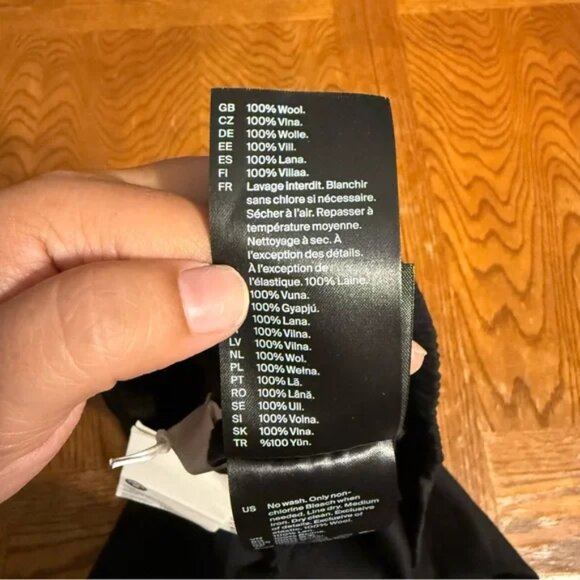 NWT COS 100% Wool Elastic Waist Pants Trousers! - Picture 9 of 14